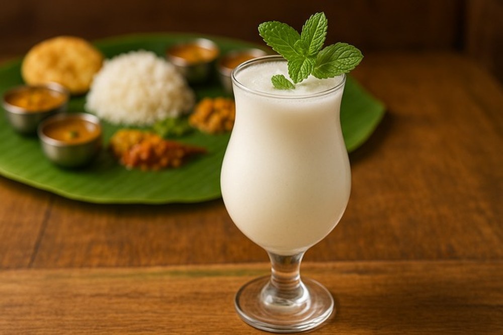 Buttermilk Masala Chaas Colada, made with EcoNfuse Buttermilk Masala liquid spice extract