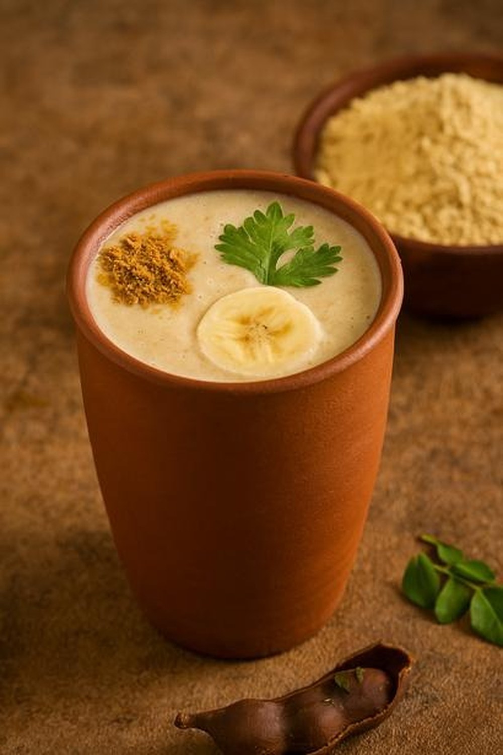 Buttermilk Masala Sattu Smoothie, made with EcoNfuse Buttermilk Masala liquid spice extract