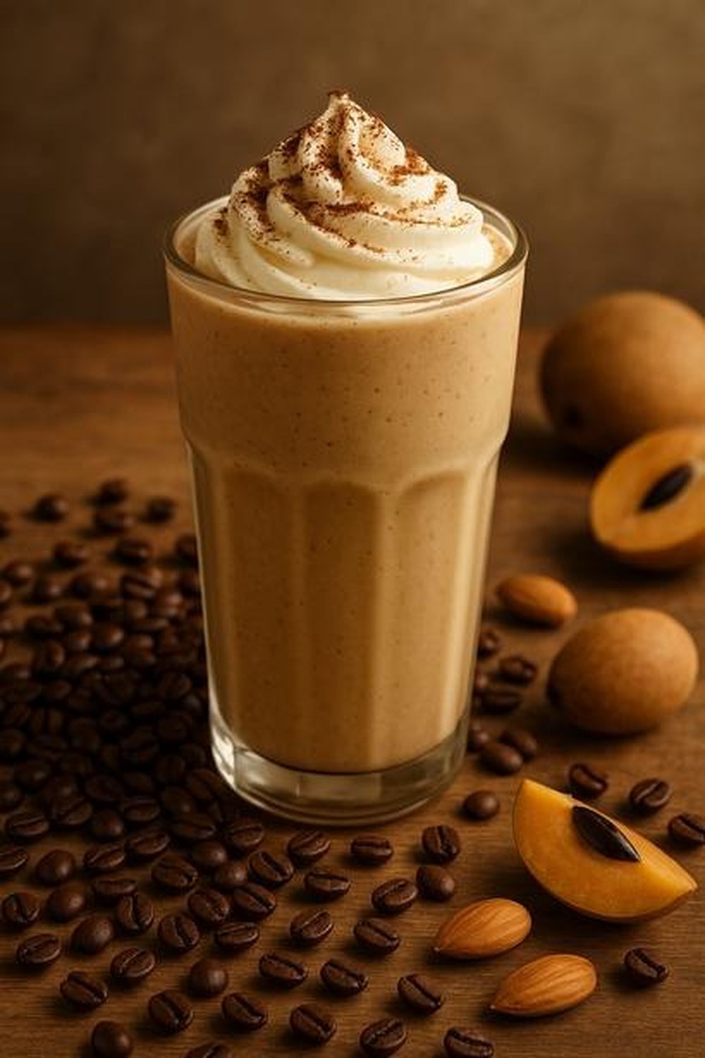 Chukku Kappi Chikoo Coffee Smoothie, made with EcoNfuse Chukku Kappi Blend liquid spice extract
