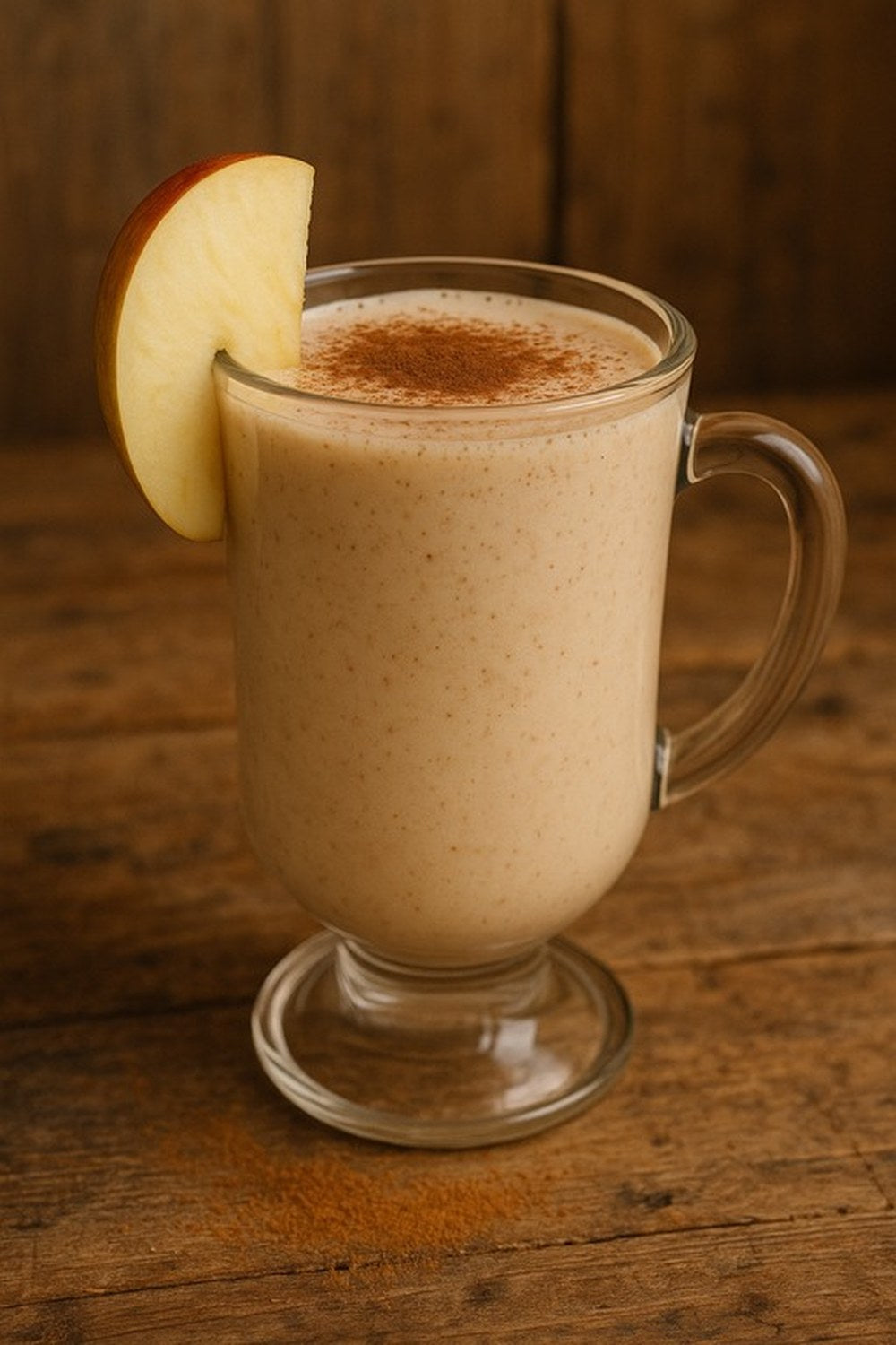 Cinnamon Vanilla Apple Protein Shake, made with EcoNfuse Cinnamon Vanilla liquid spice extract
