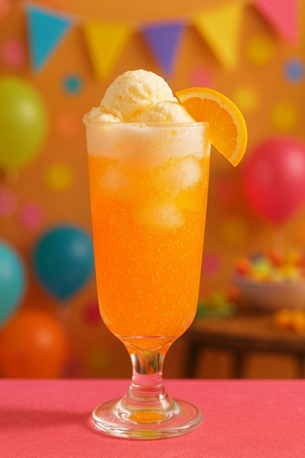 Cinnamon Vanilla Orange Cream Float, made with EcoNfuse Cinnamon Vanilla liquid spice extract