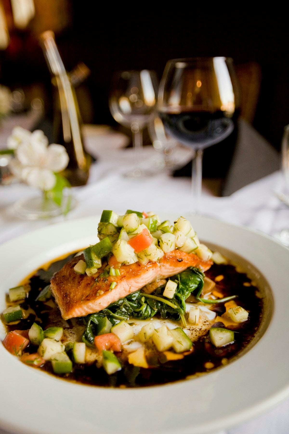 Ginger Lemon Salmon Teriyaki, made with EcoNfuse Ginger Lemon liquid spice extract