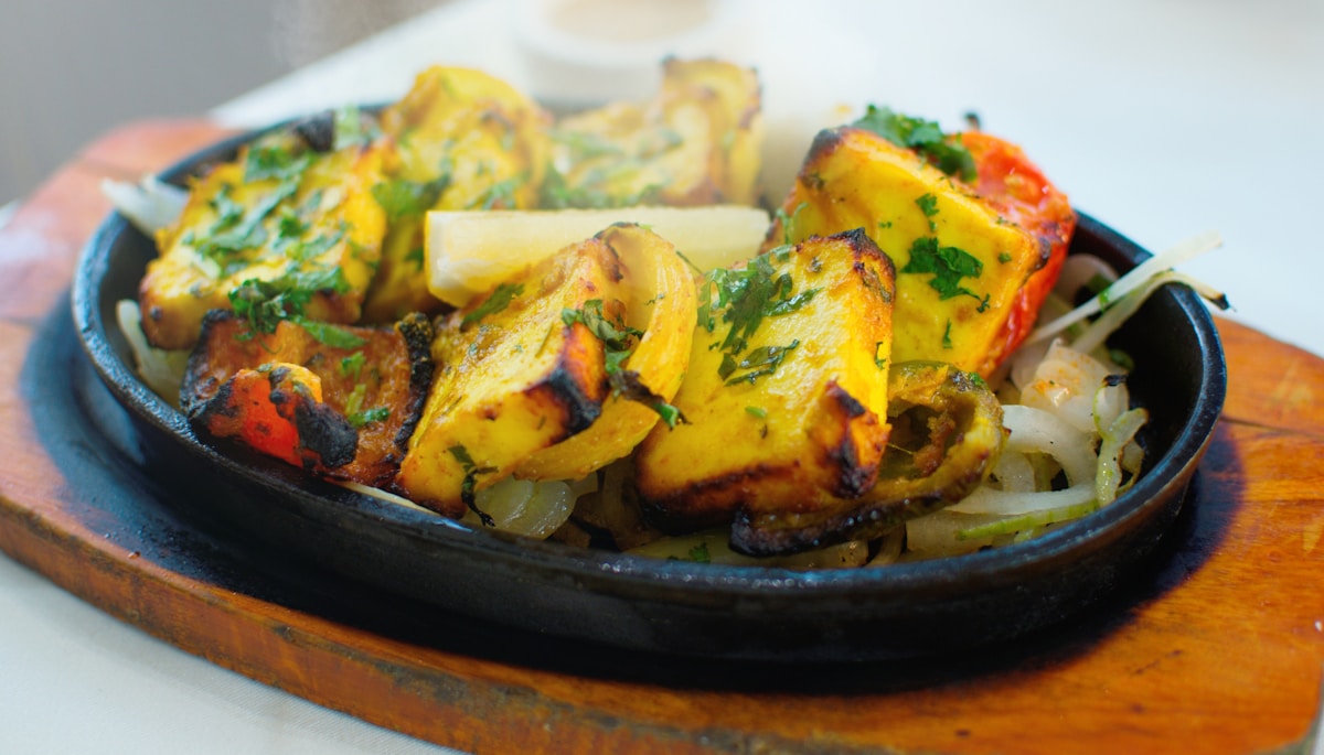 Peri Peri Paneer Tikka, made with EcoNfuse Peri Peri liquid spice extract