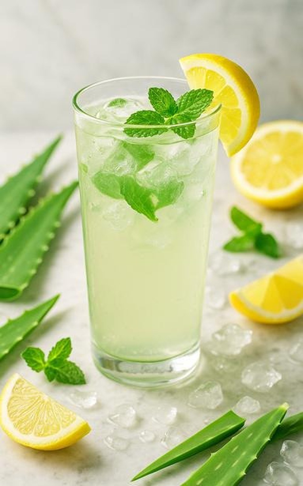 Pudina Aloe Vera Cooler, made with EcoNfuse Fresh Pudina liquid spice extract