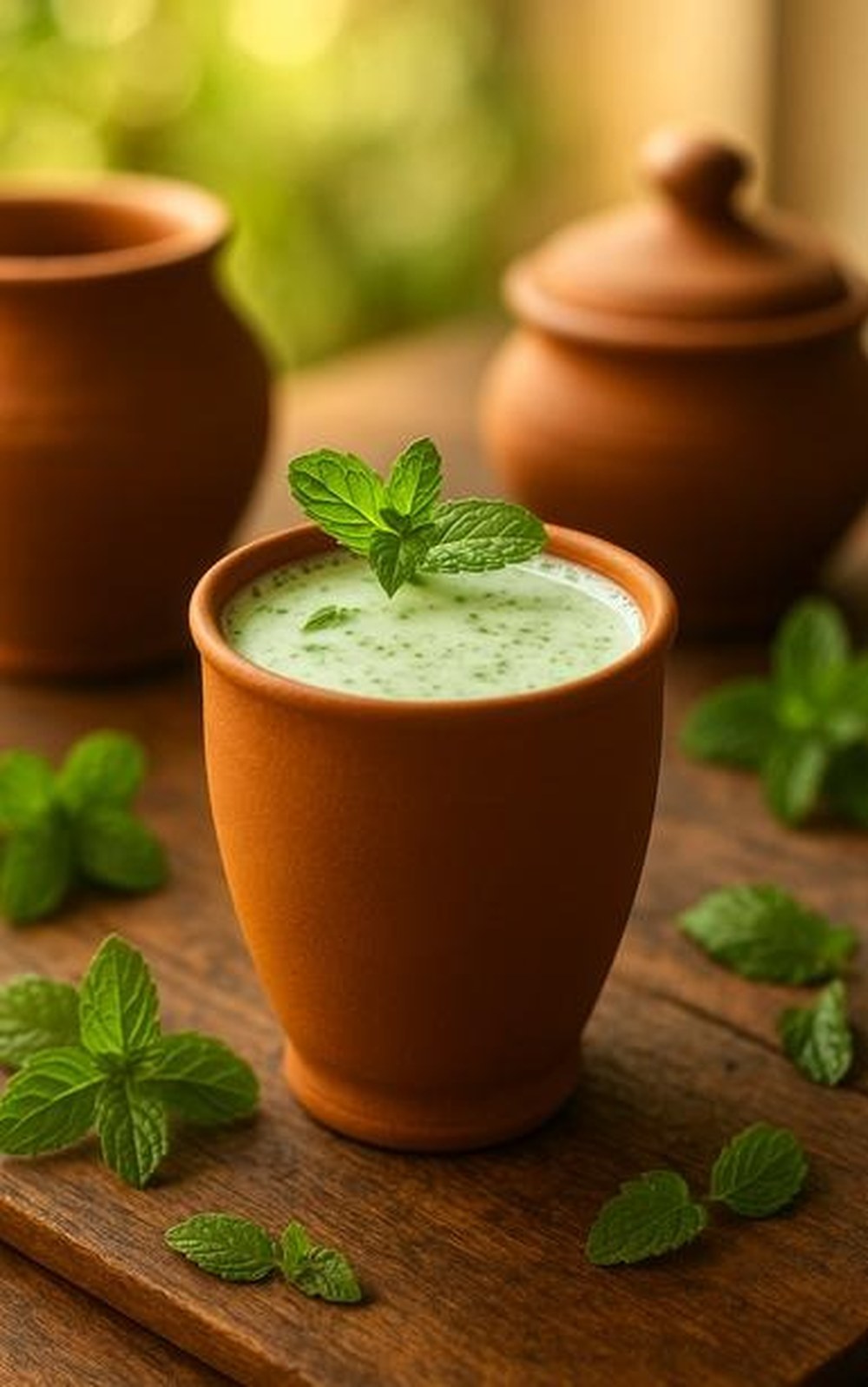 Pudina Chaas Cooler, made with EcoNfuse Buttermilk Masala liquid spice extract
