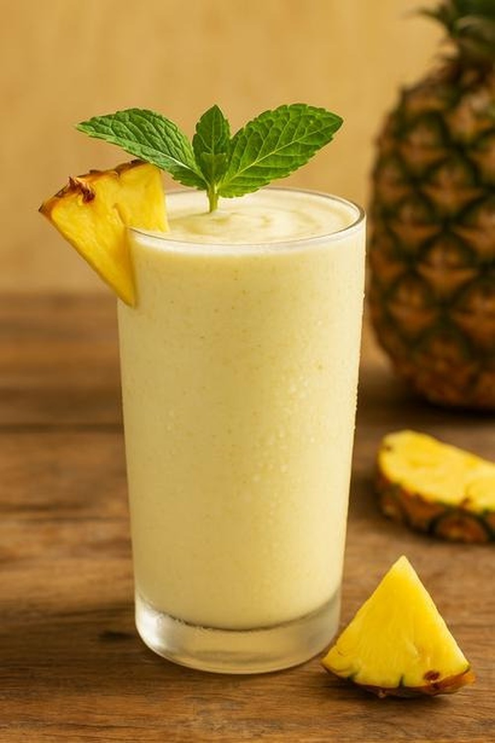 Pudina Pineapple Lassi, made with EcoNfuse Fresh Pudina liquid spice extract