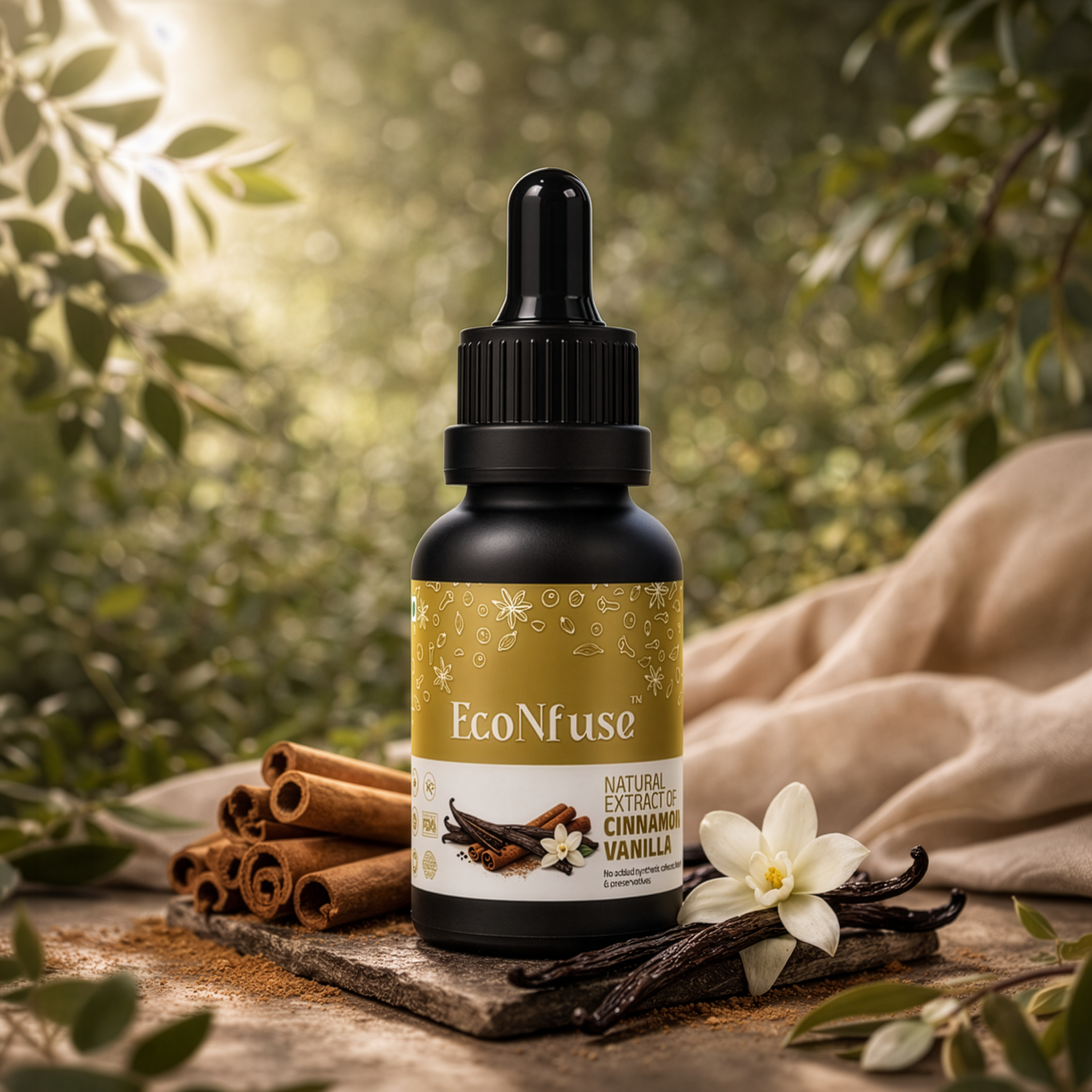 Cinnamon Vanilla Liquid Extract — 5 ml