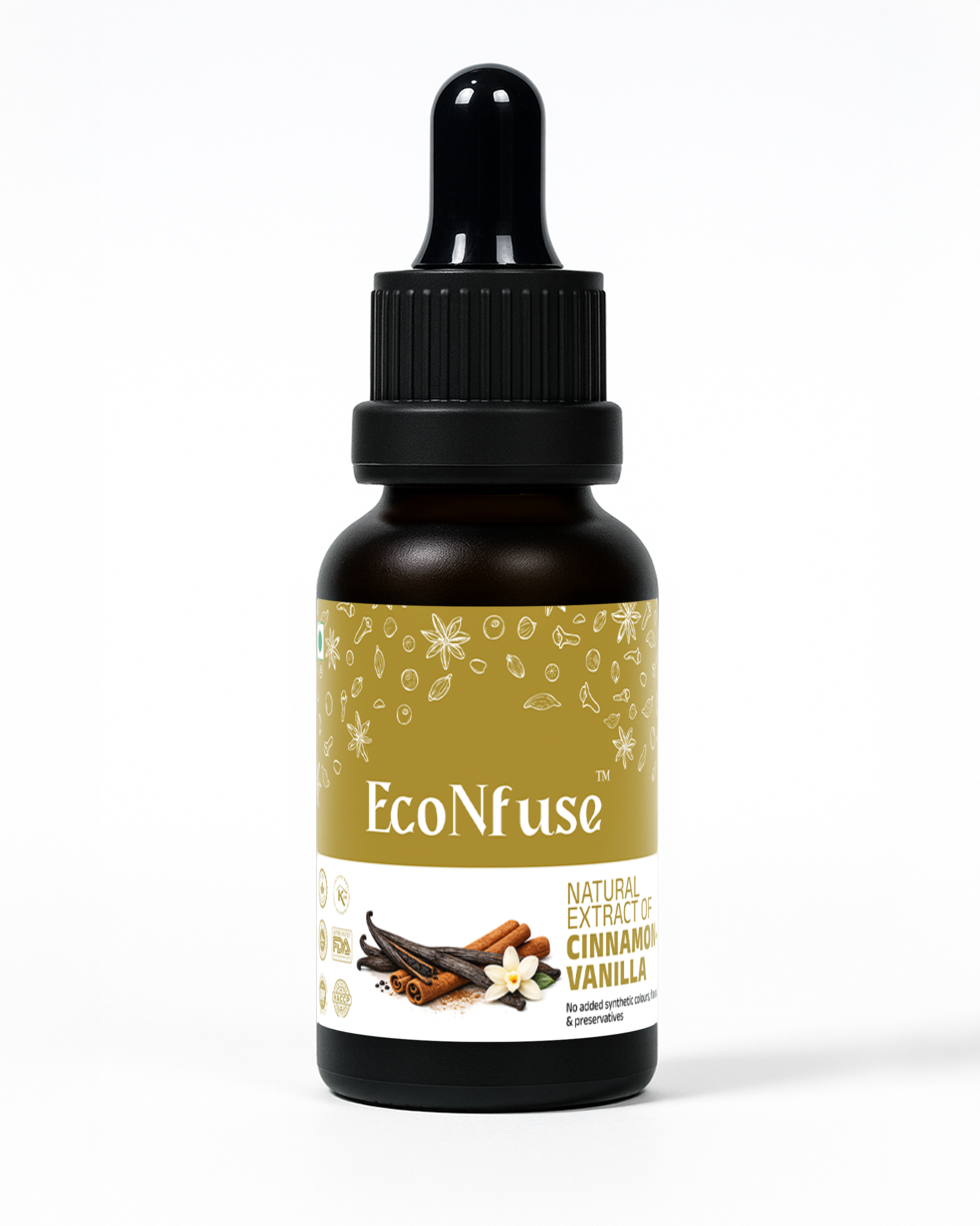 Cinnamon Vanilla Liquid Extract — 5 ml