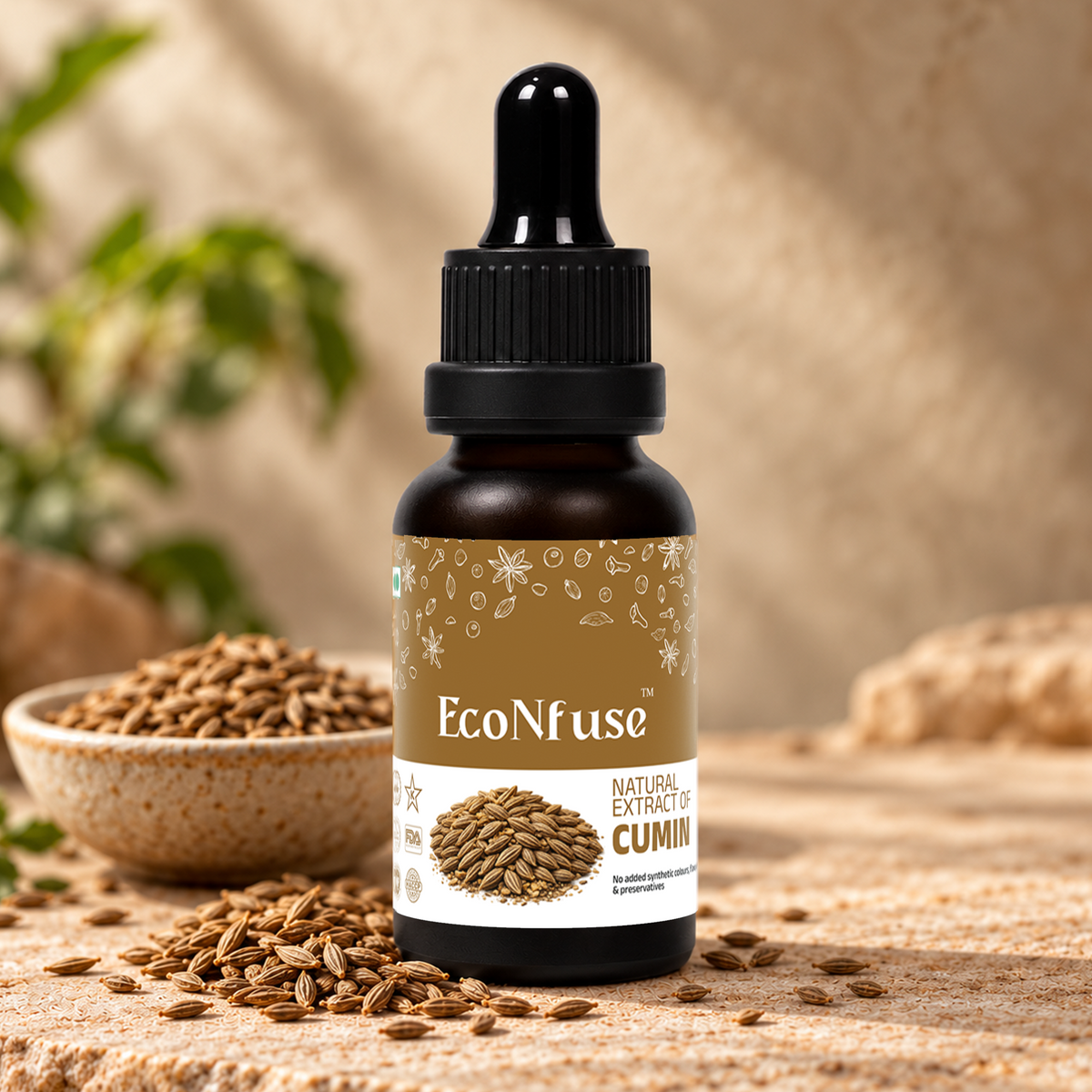 Cumin Liquid Spice Extract (Jeera Drops)