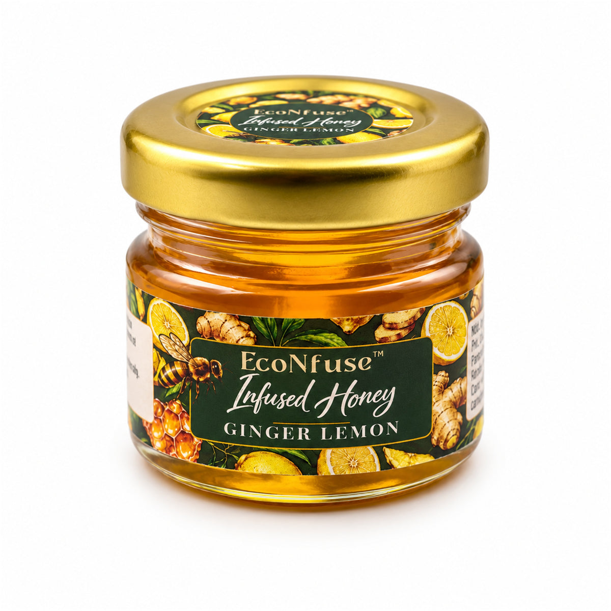 Ginger Lemon Infused Honey, 40 g