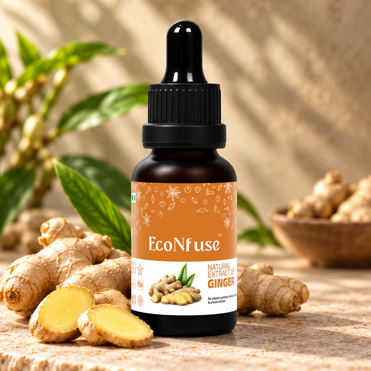 Ginger Liquid Spice Extract (Ginger Tea Drops)