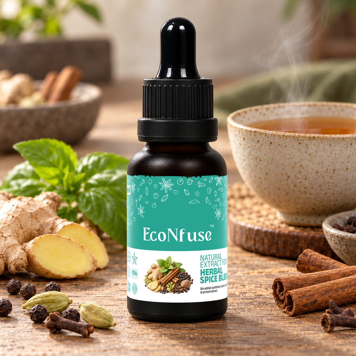 Herbal Spice Blend Liquid Extract (Kadha & Herbal Tea)