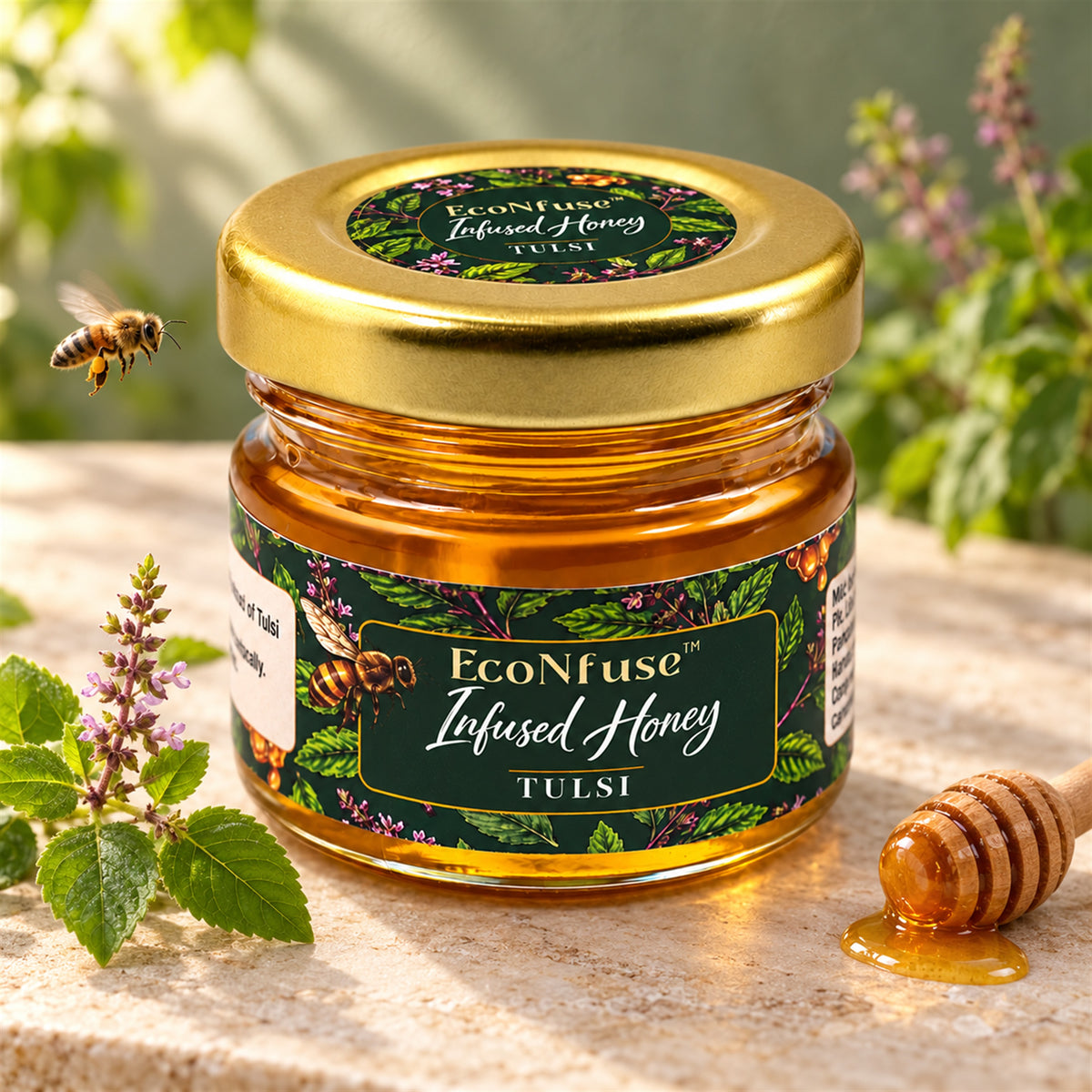 Tulsi Infused Honey, 40 g