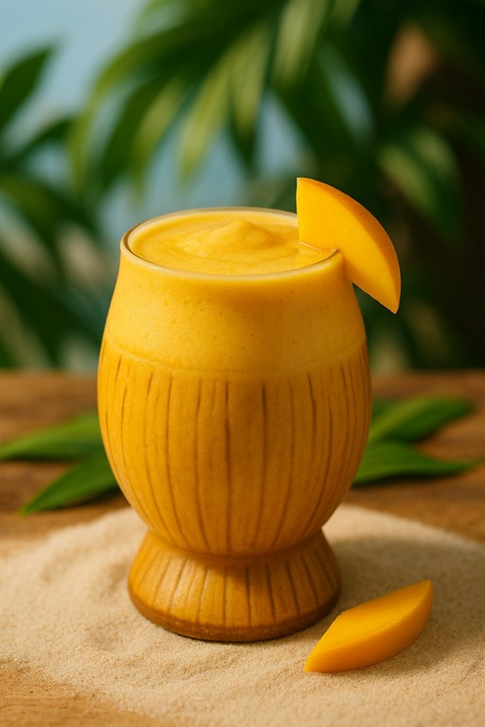Cardamom Mango Coconut Gainer Shake, made with EcoNfuse Cardamom liquid spice extract