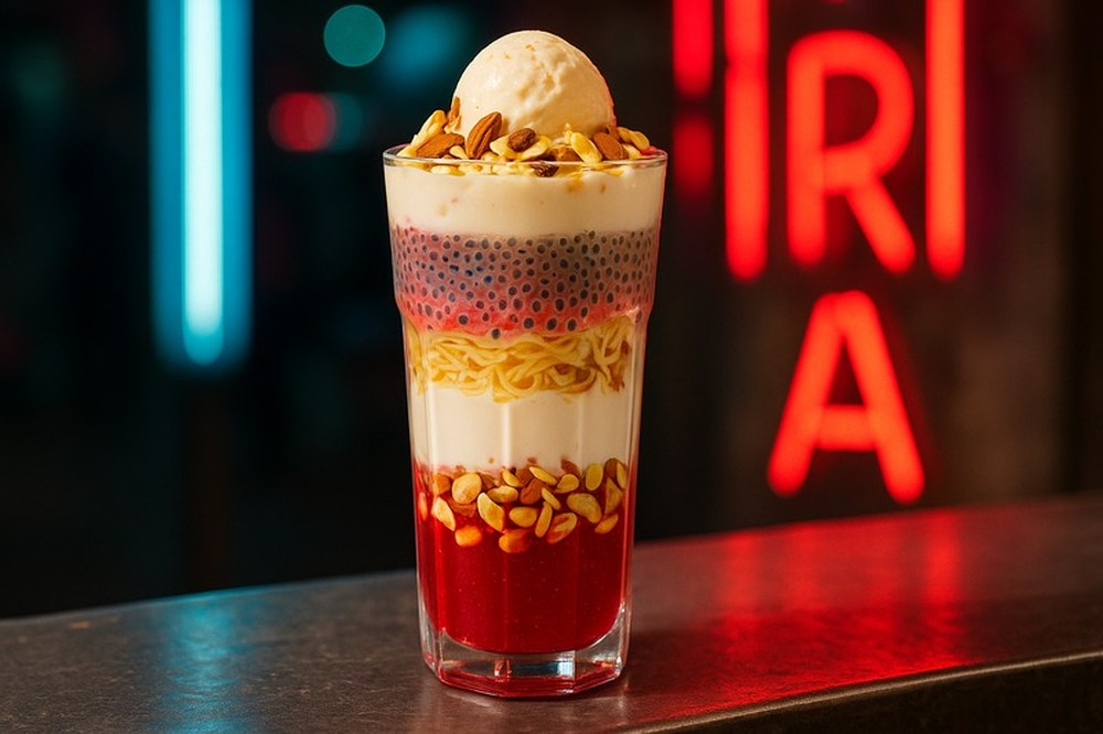 Cardamom Mumbai Special Falooda, made with EcoNfuse Cardamom liquid spice extract