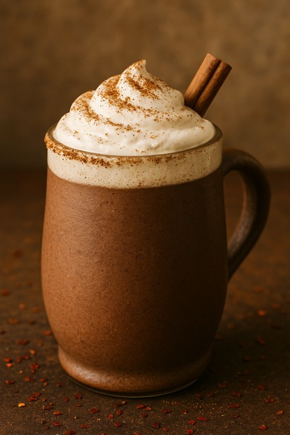 Chai Masala Mexican Spiced Chocolate Shake, made with EcoNfuse Chai Masala liquid spice extract