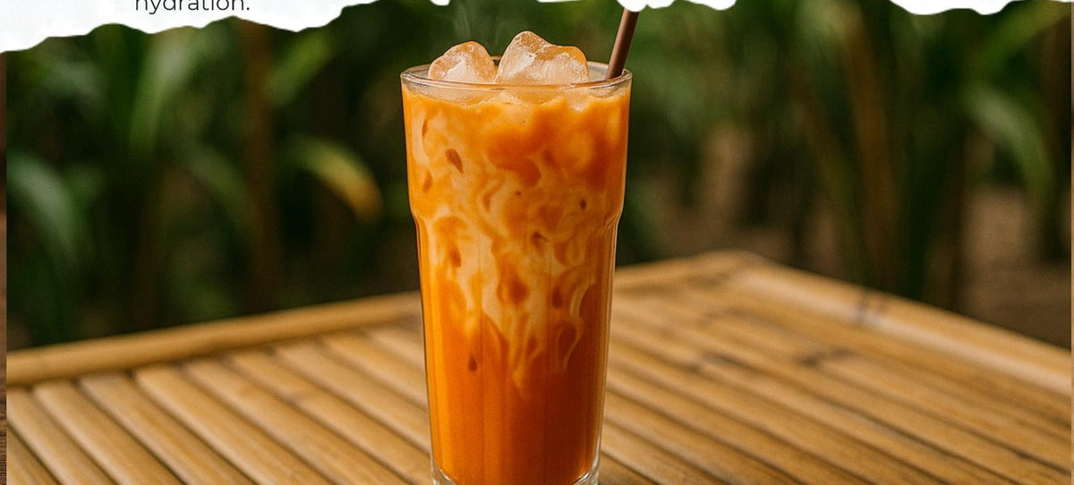 Chai Masala Thai Iced Tea, made with EcoNfuse Chai Masala liquid spice extract
