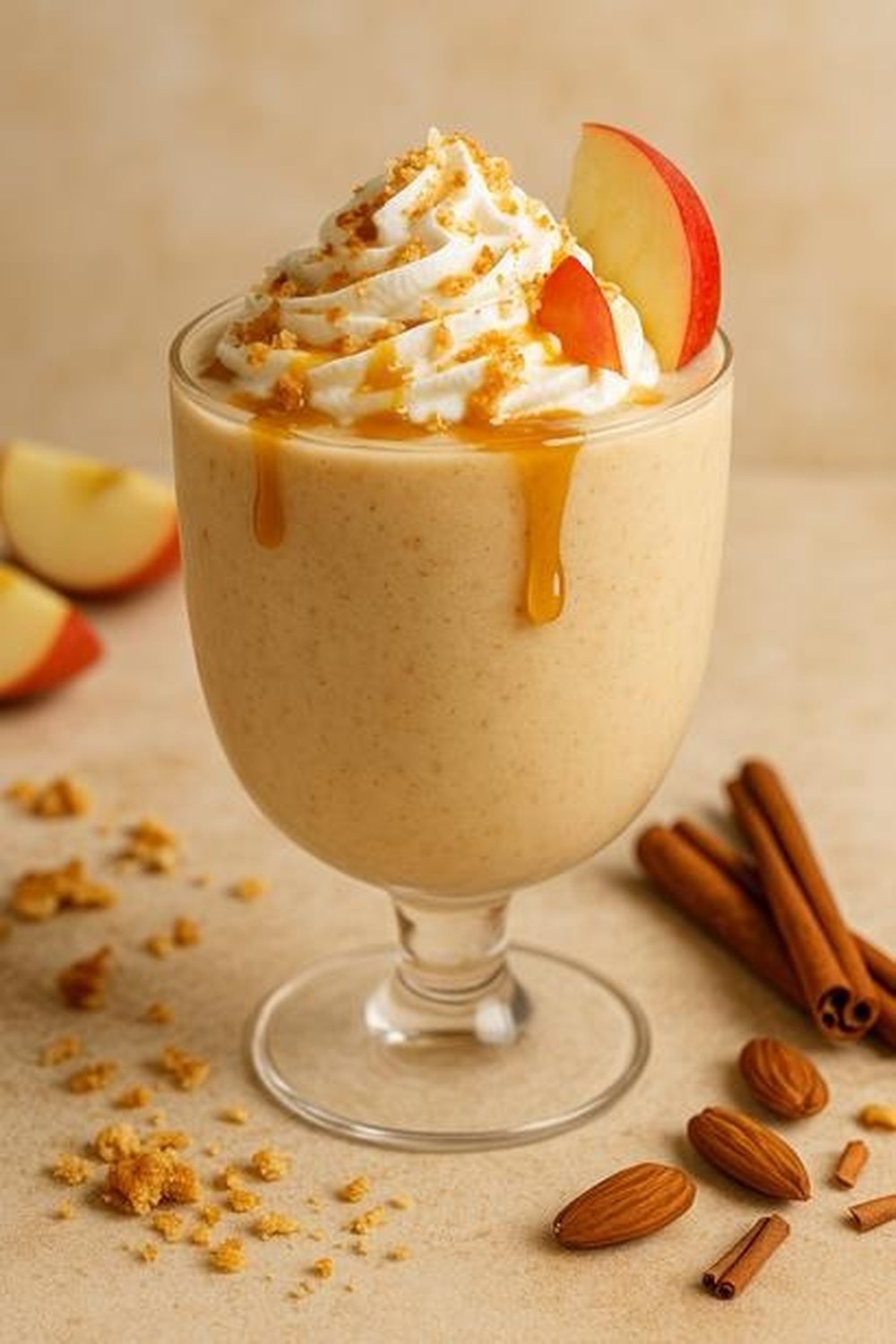 Cinnamon Vanilla Apple Pie Smoothie, made with EcoNfuse Cinnamon Vanilla liquid spice extract