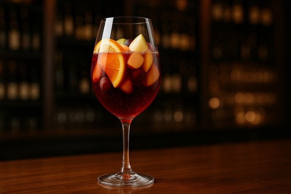 Cinnamon Vanilla Faux Sangria, made with EcoNfuse Cinnamon Vanilla liquid spice extract