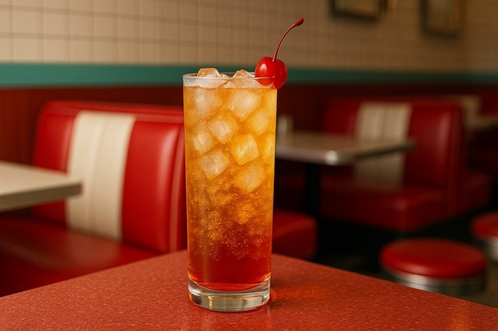 Ginger Lemon Shirley Temple, made with EcoNfuse Ginger Lemon liquid spice extract