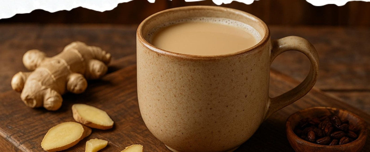 Ginger Lemon Tea, made with EcoNfuse Ginger Lemon liquid spice extract