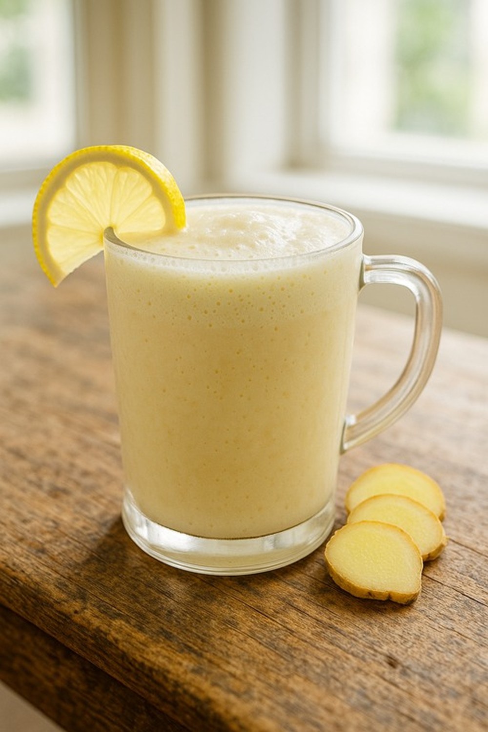 Ginger Lemon Whey Refresher, made with EcoNfuse Ginger Lemon liquid spice extract