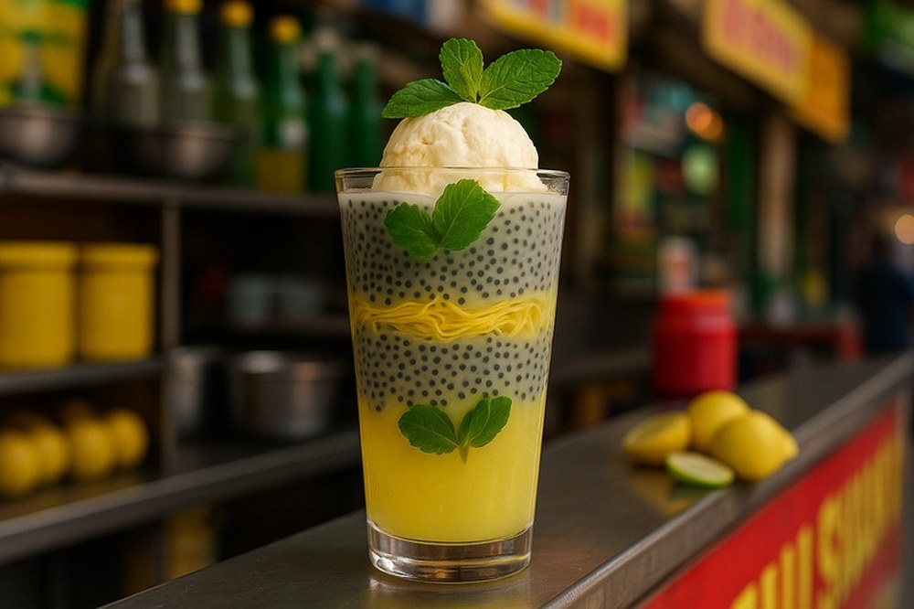 Jaljeera Indore Shikanji Falooda, made with EcoNfuse Jaljeera Masala liquid spice extract