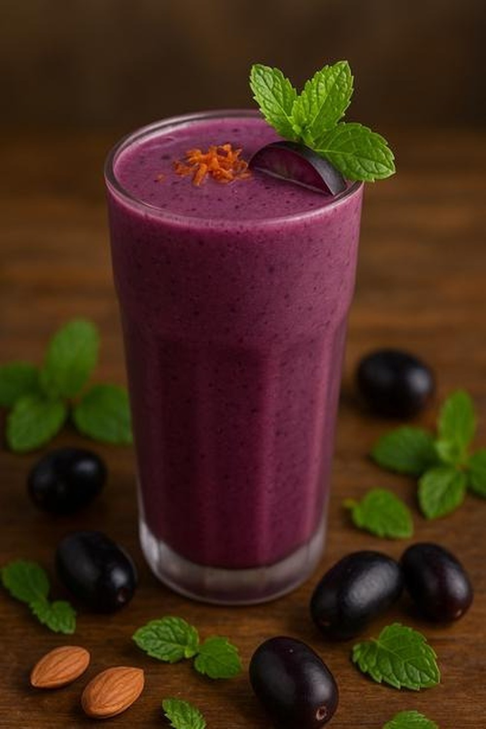 Jaljeera Jamun Mint Smoothie, made with EcoNfuse Jaljeera Masala liquid spice extract