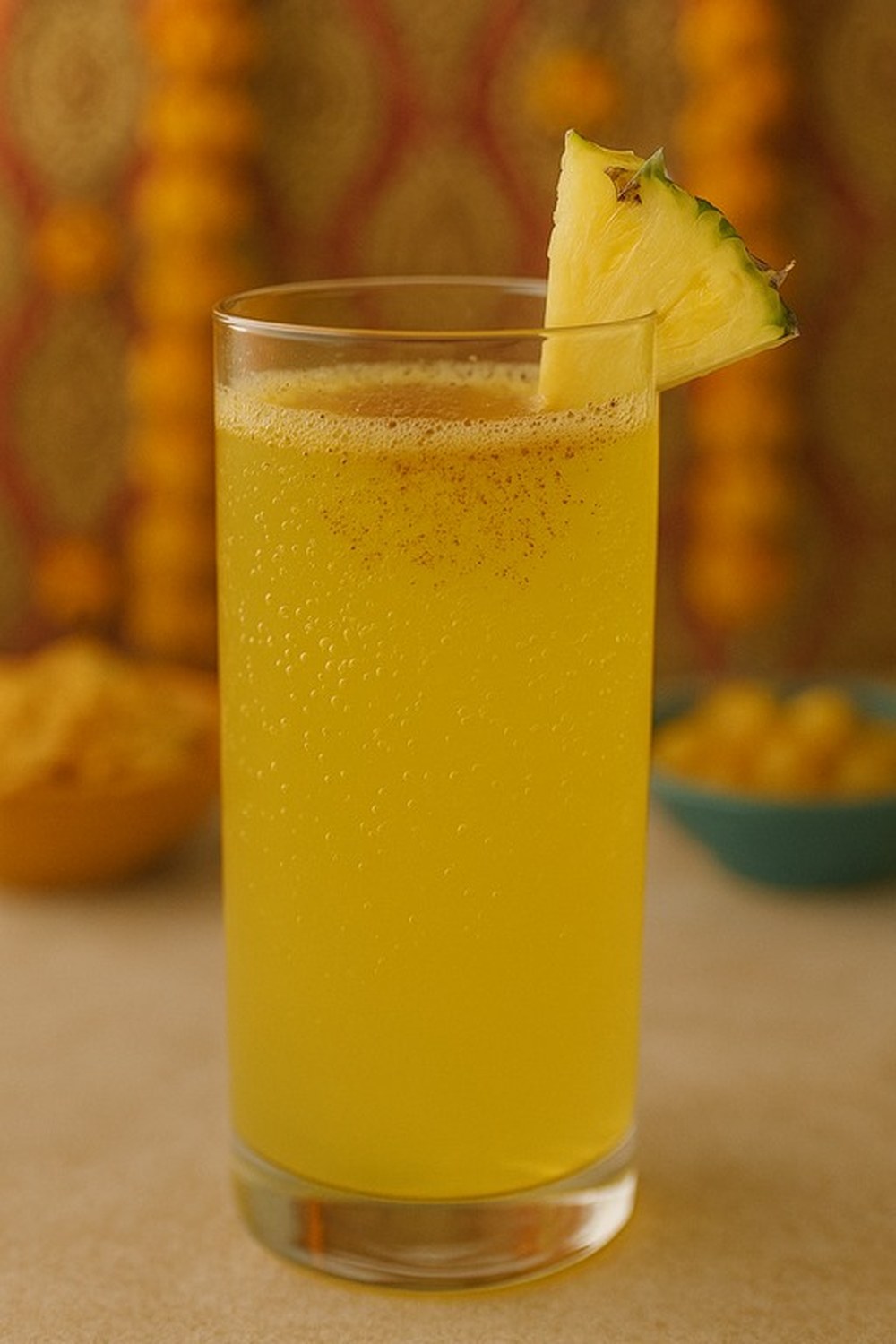 Jaljeera Pineapple Sparkler, made with EcoNfuse Jaljeera Masala liquid spice extract