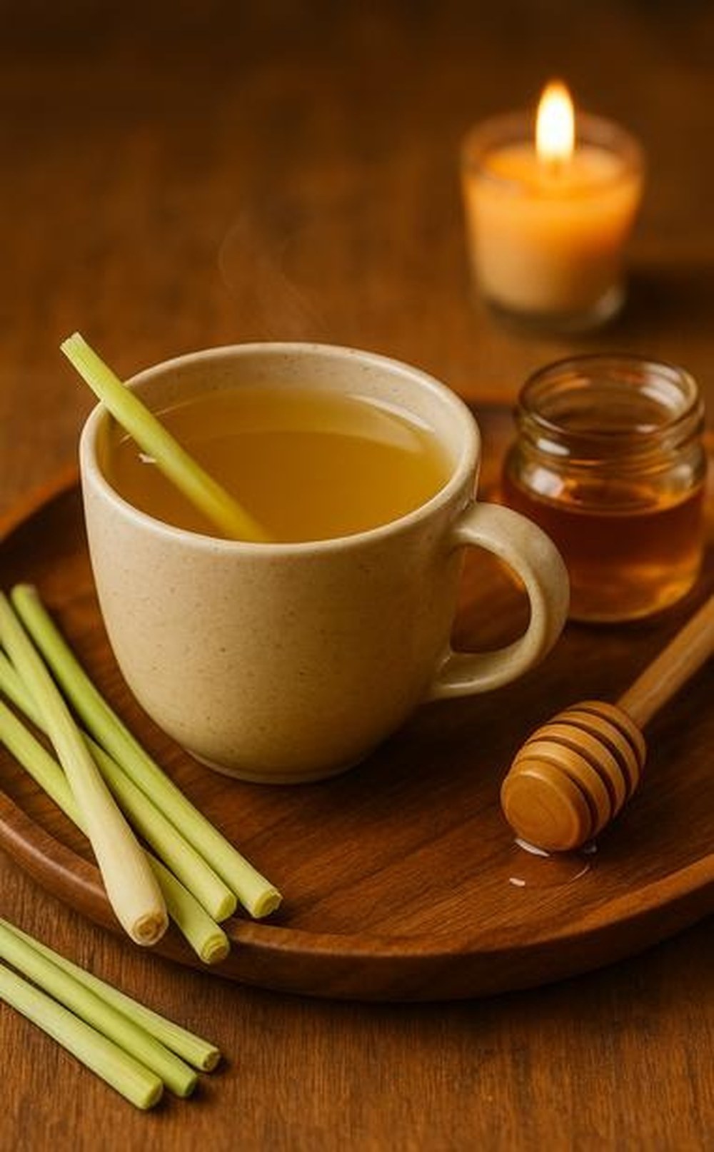 Lemongrass Honey Refresher, made with EcoNfuse Lemongrass Citrus Blend liquid spice extract