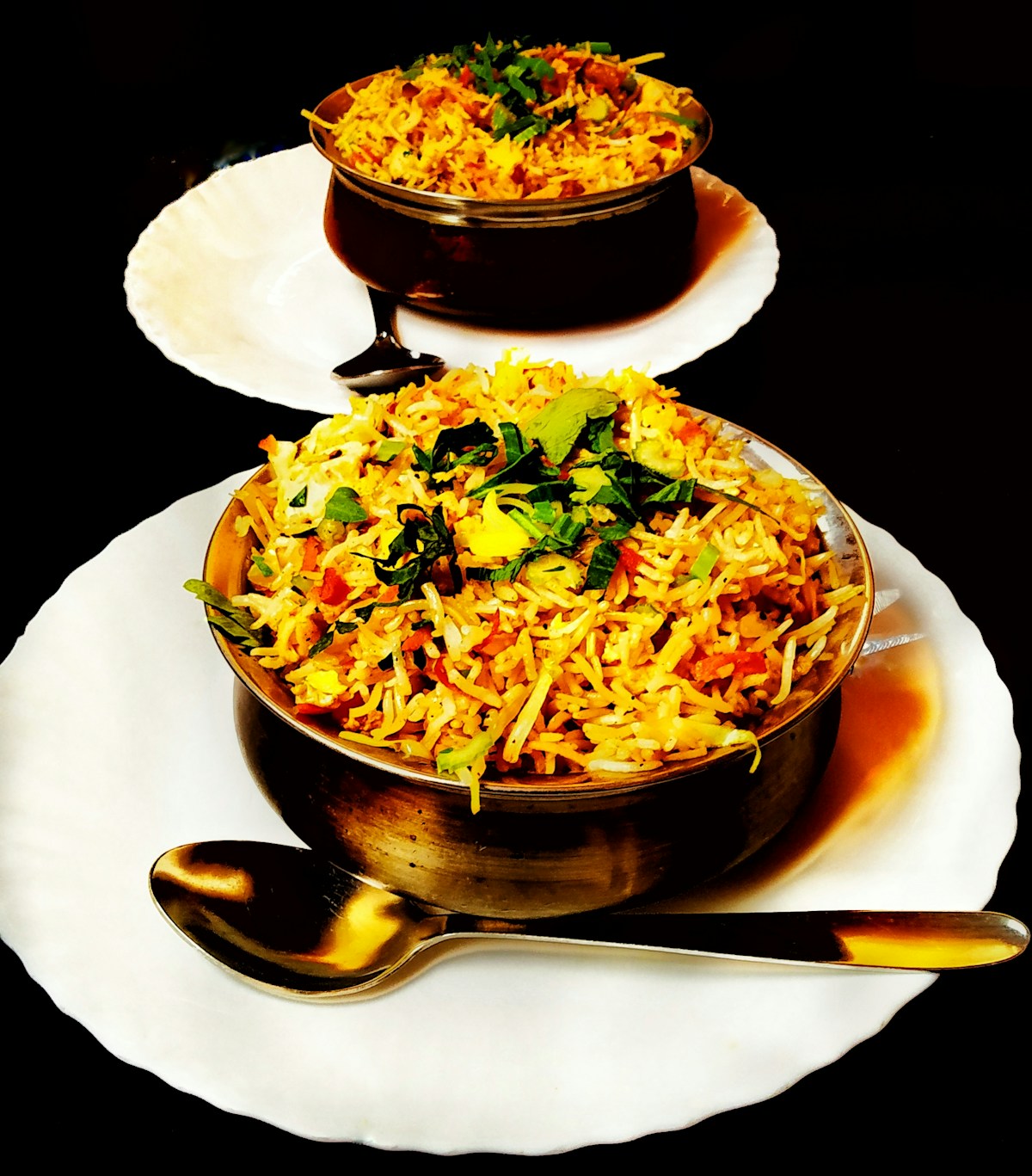 Hyderabadi Dum Biriyani, made with EcoNfuse Hyderabadi Biriyani liquid spice extract