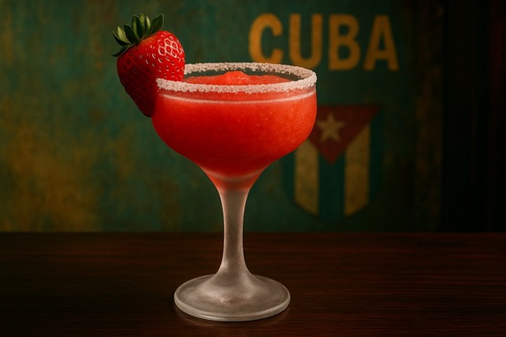 Pudina Strawberry Daiquiri (Virgin), made with EcoNfuse Fresh Pudina liquid spice extract