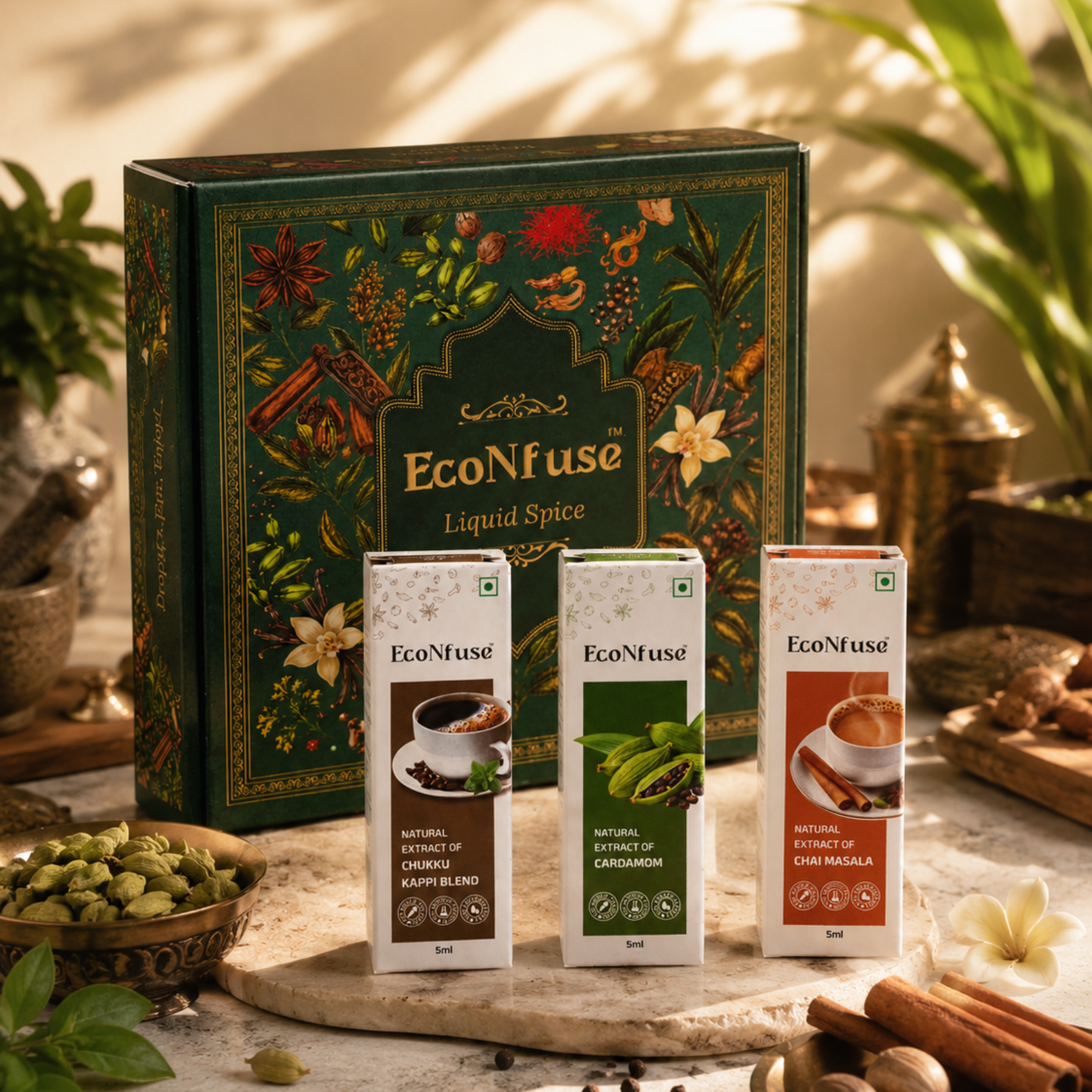 The Ritual Collection Liquid Spice Extract Gift Set, Pack of 3