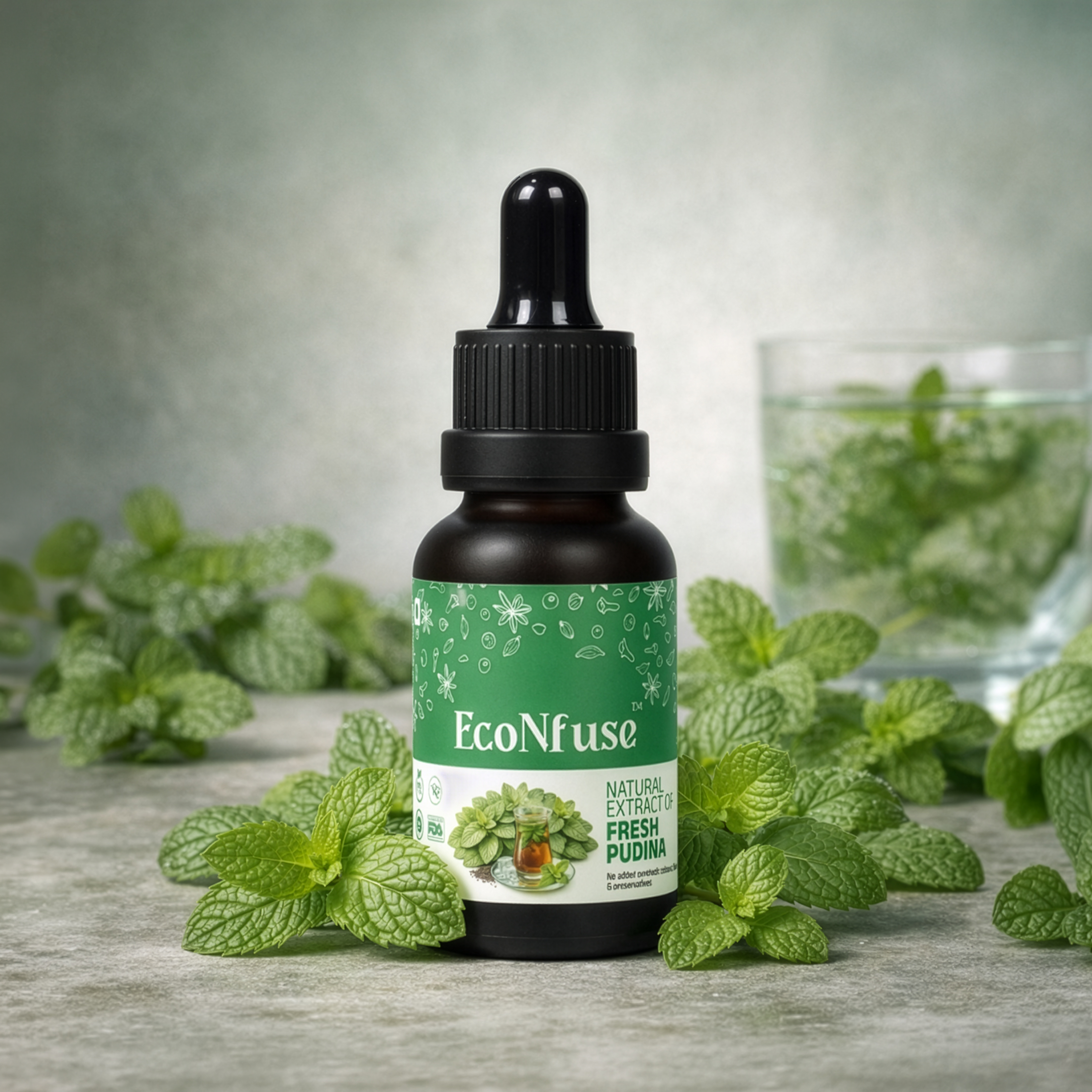 Fresh Pudina (Mint) Liquid Extract — 5 ml