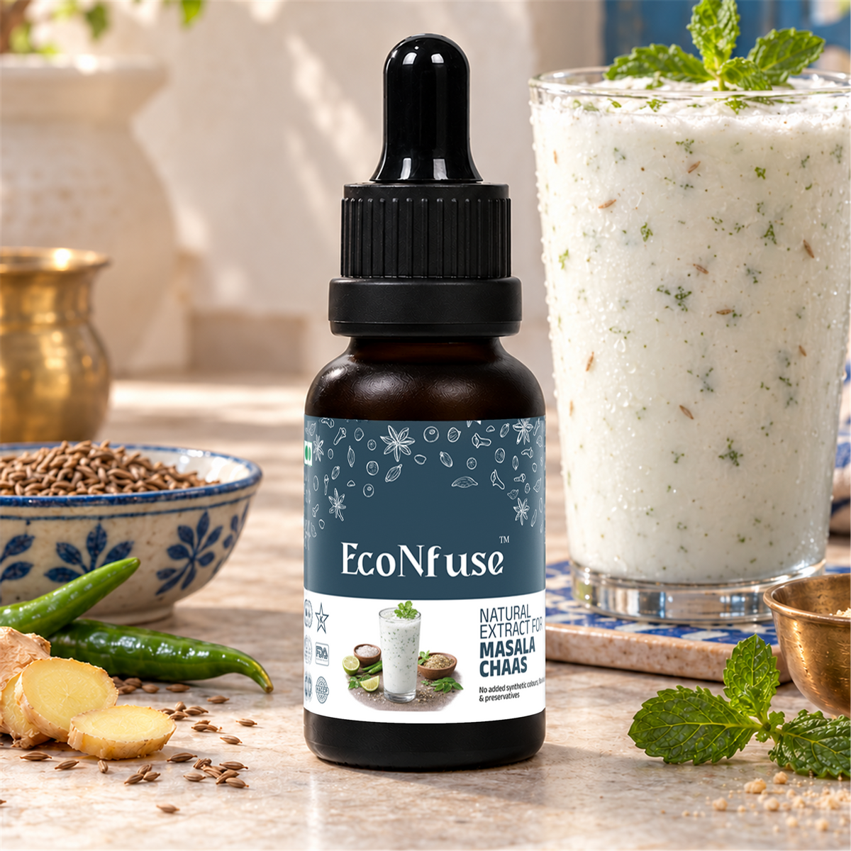 Masala Chaas Liquid Spice Extract (North Indian Buttermilk Masala)