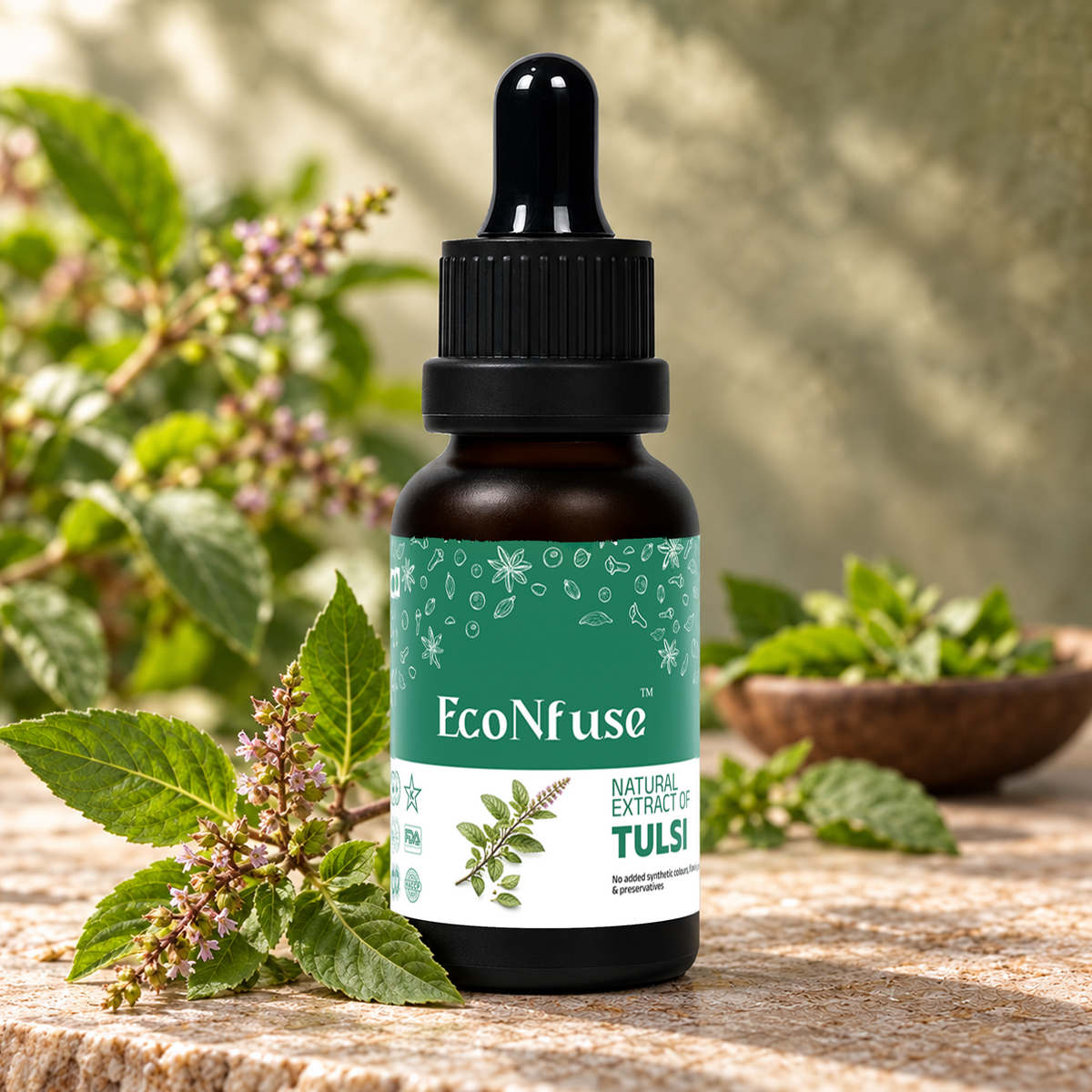 Tulsi Liquid Spice Extract (Holy Basil Drops)
