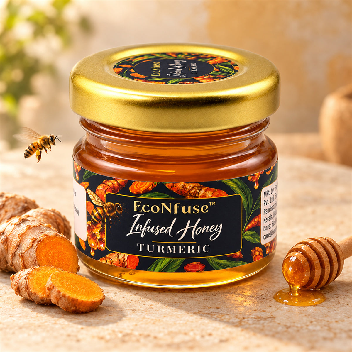 Turmeric Infused Honey, 40 g